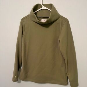 Dudley Stephens Sage Green Cowl Neck Sweater